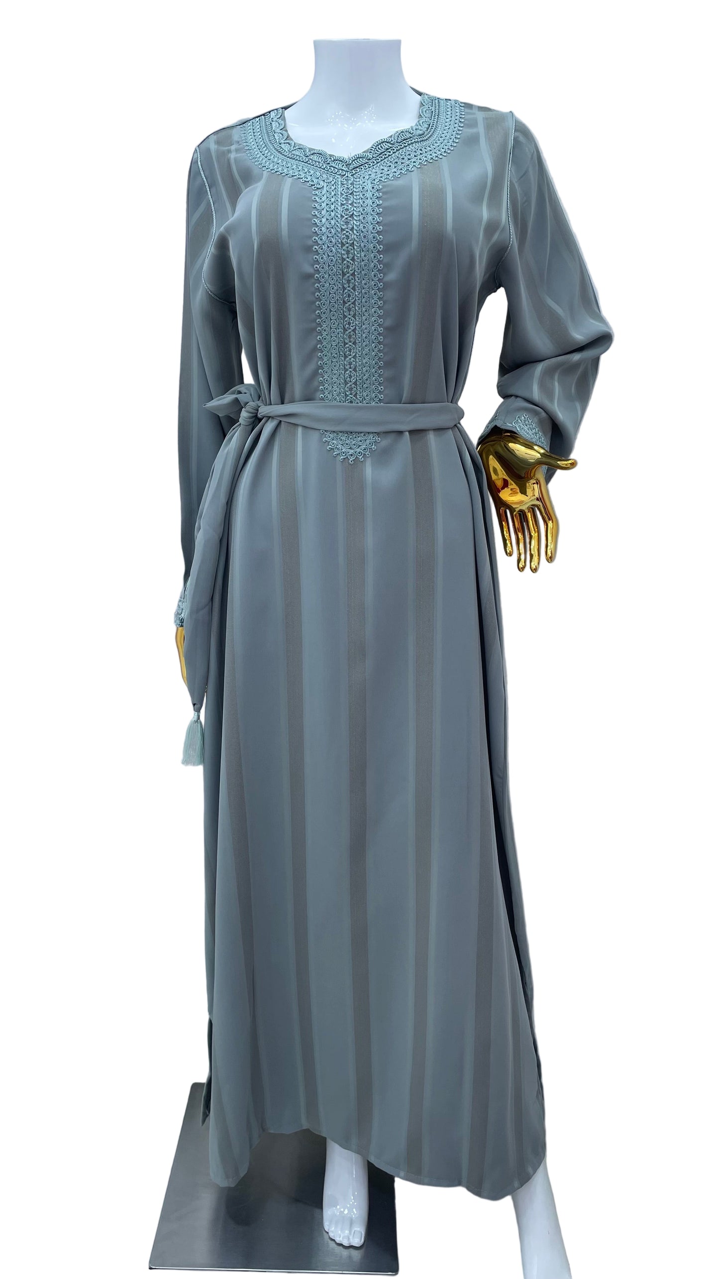 Robe d'Hôtesse Grise