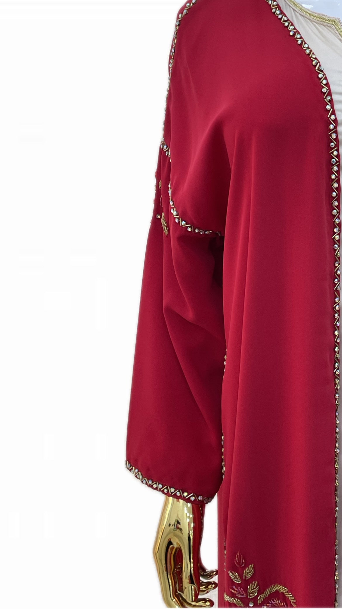 Red Beaded Kimono (kimono perlé)