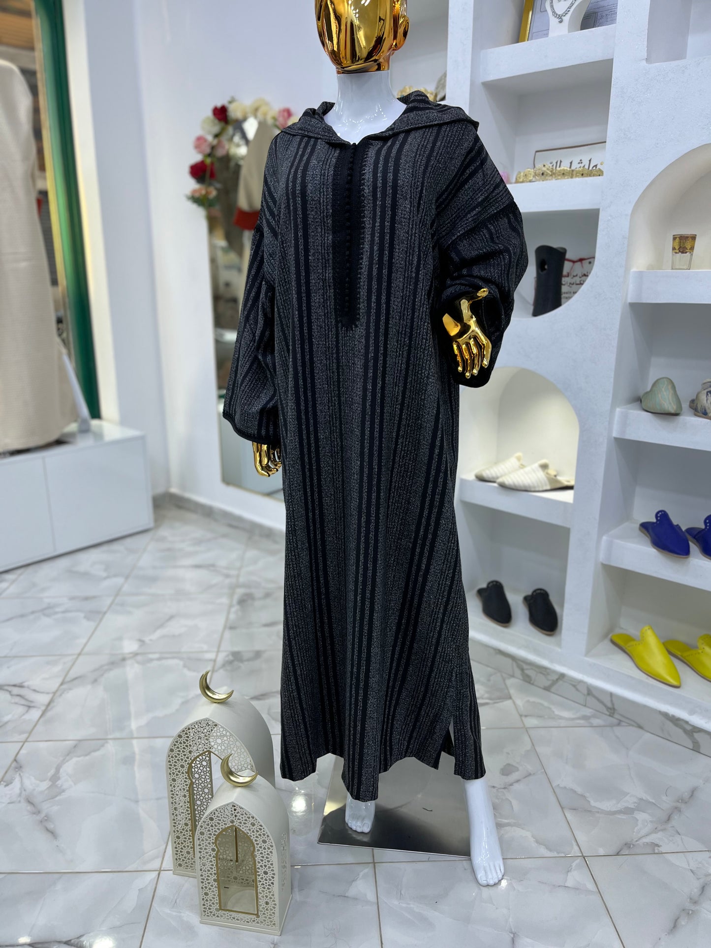 Jellaba hivernale | Gris