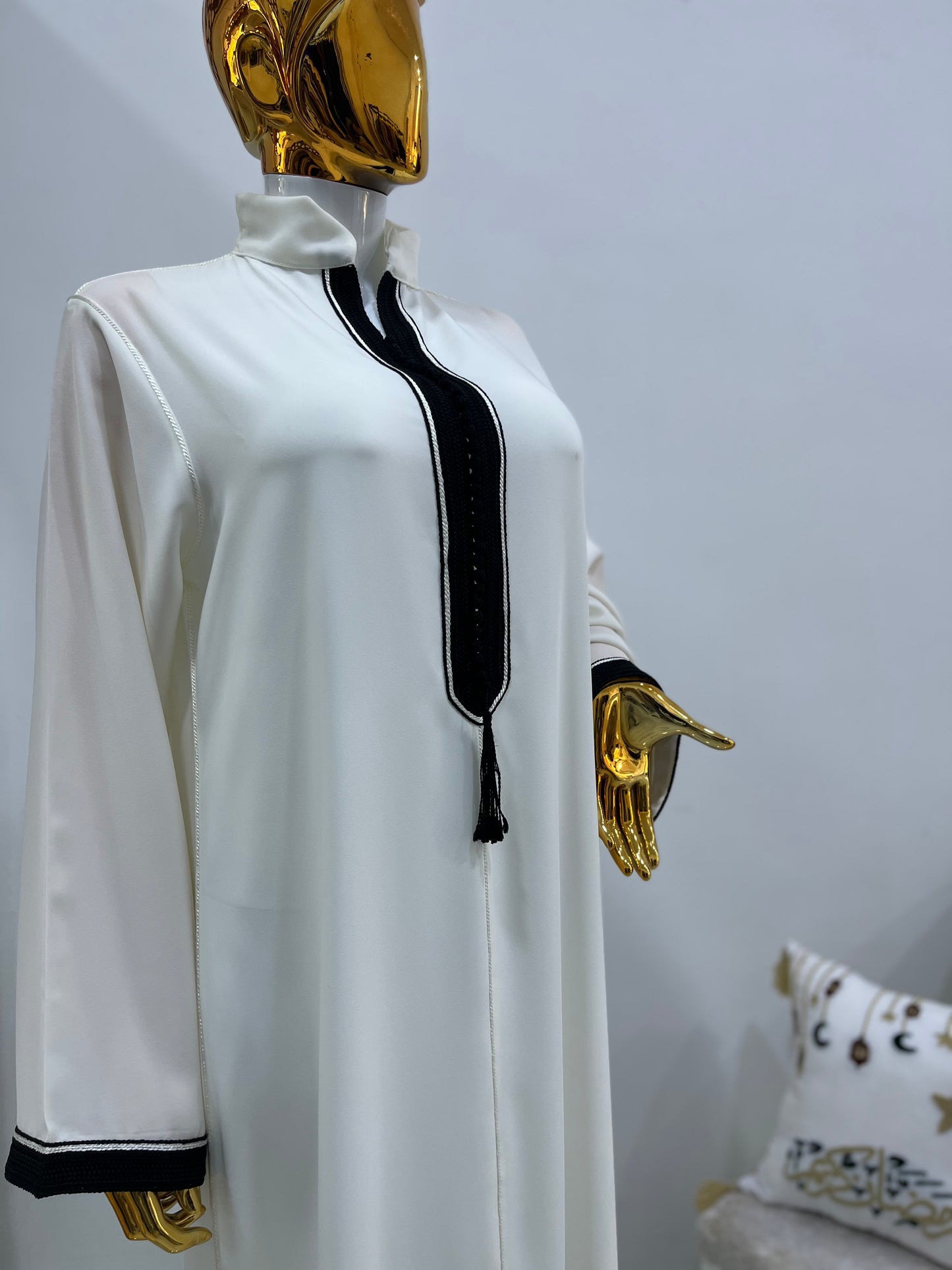 Robe d’hôtesse bicolore | Noir & blanc