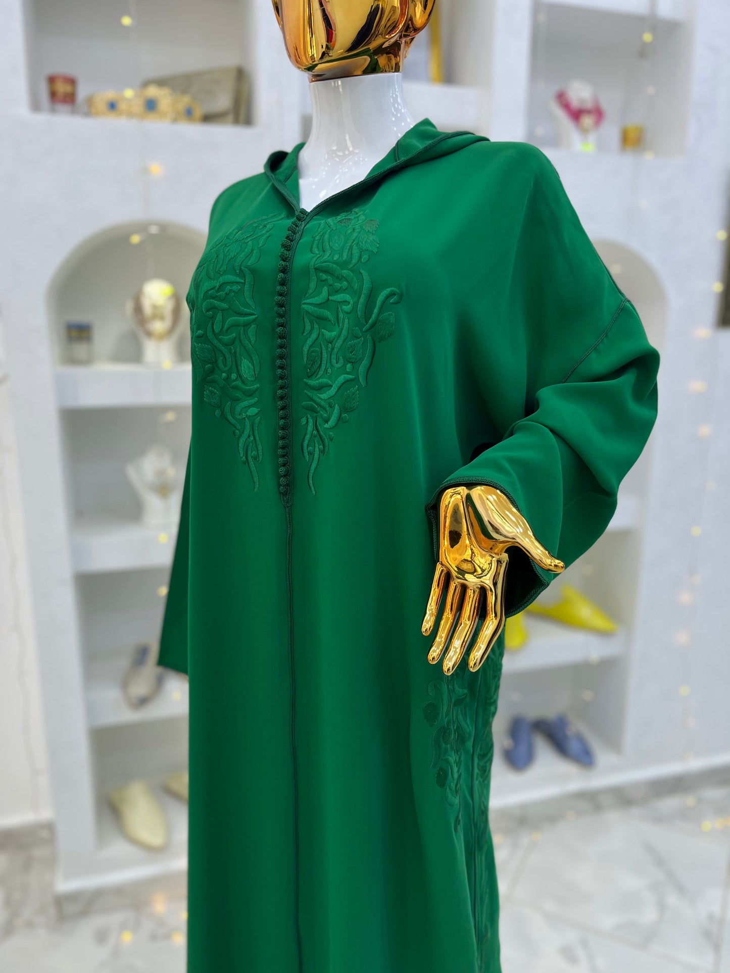 Jellaba Brodée | Vert