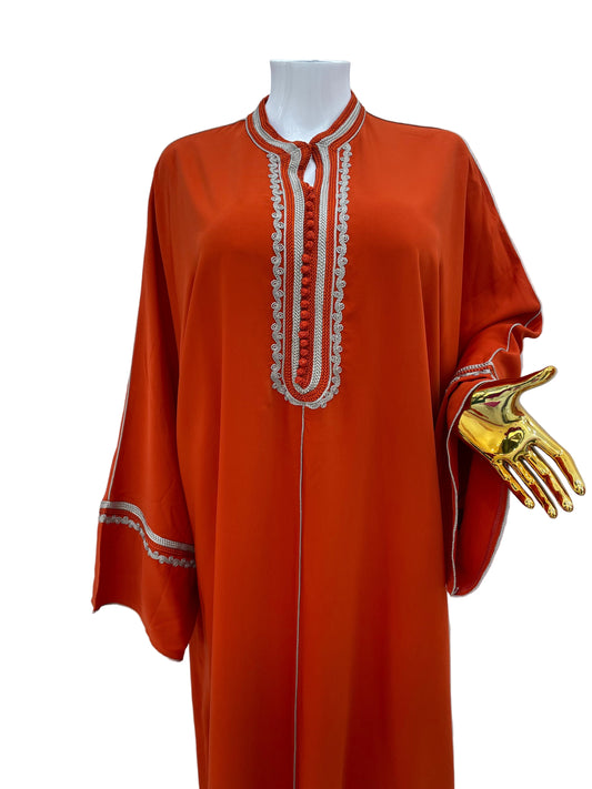 Robe d’hôtesse orange