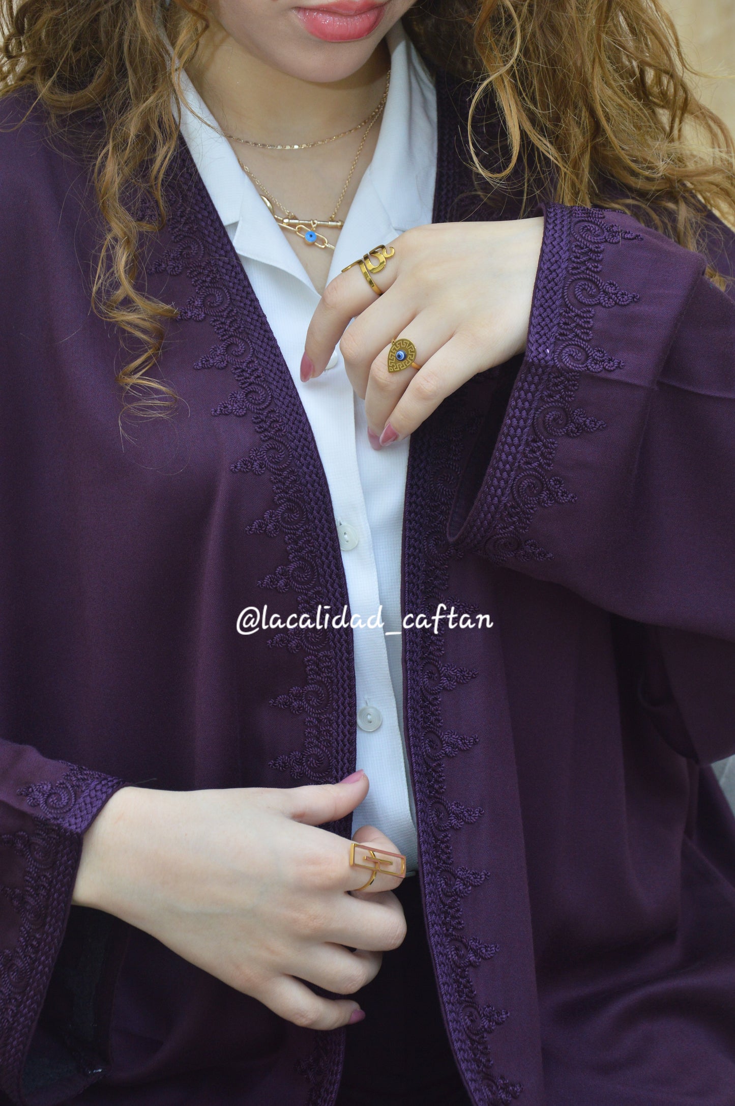 Kimono violet foncé 