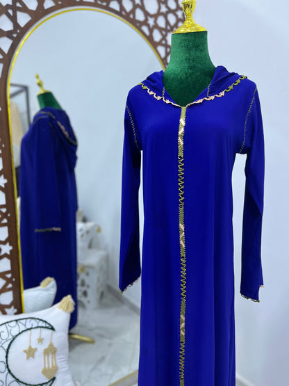 Jellaba Randa | Bleu Roi