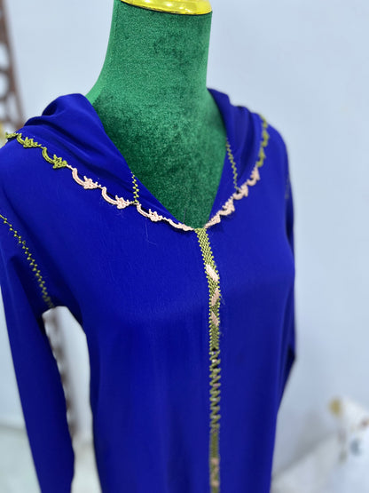 Jellaba Randa | Bleu Roi