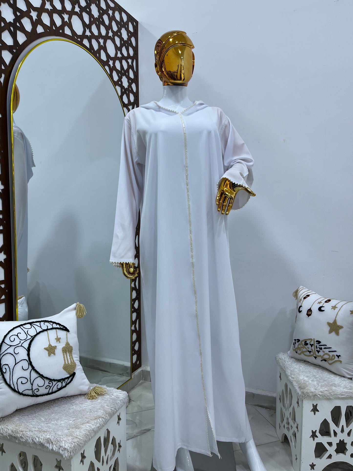 Jellaba Randa | Blanc Neige