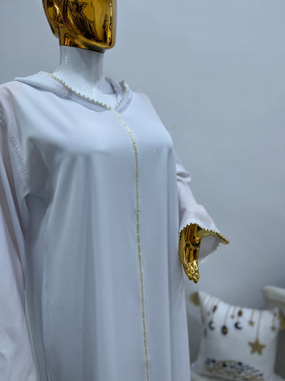 Jellaba Randa | Blanc Neige