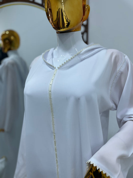 Jellaba Randa | Blanc Neige