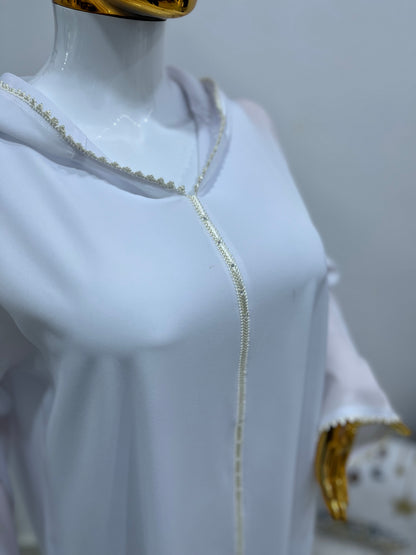 Jellaba Randa | Blanc Neige