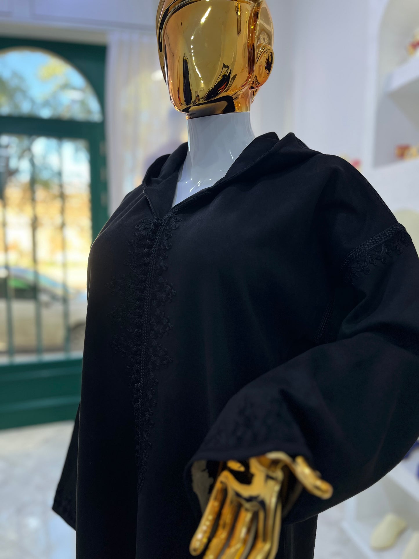 Jellaba hivernale | Noir