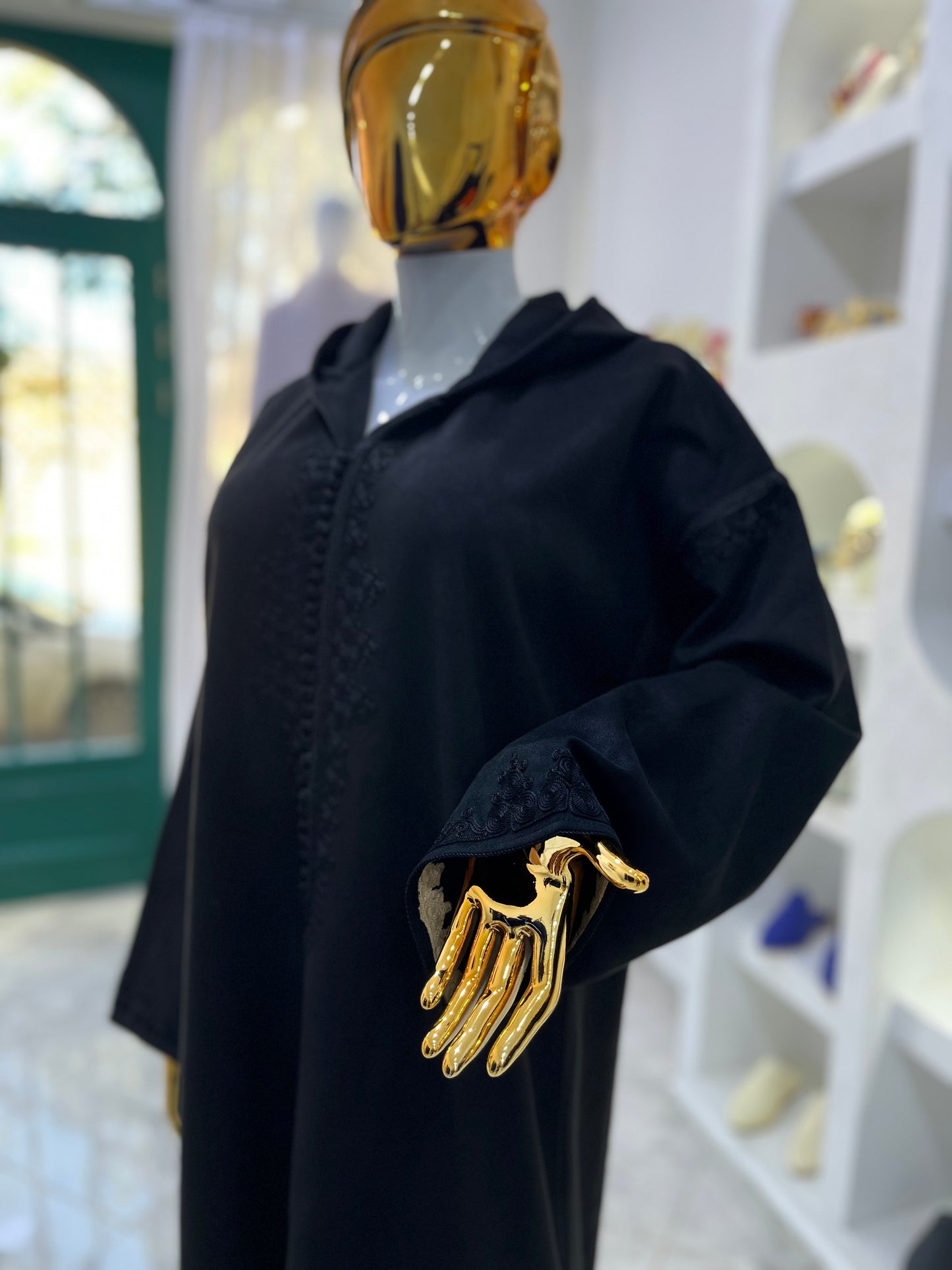 Jellaba hivernale | Noir