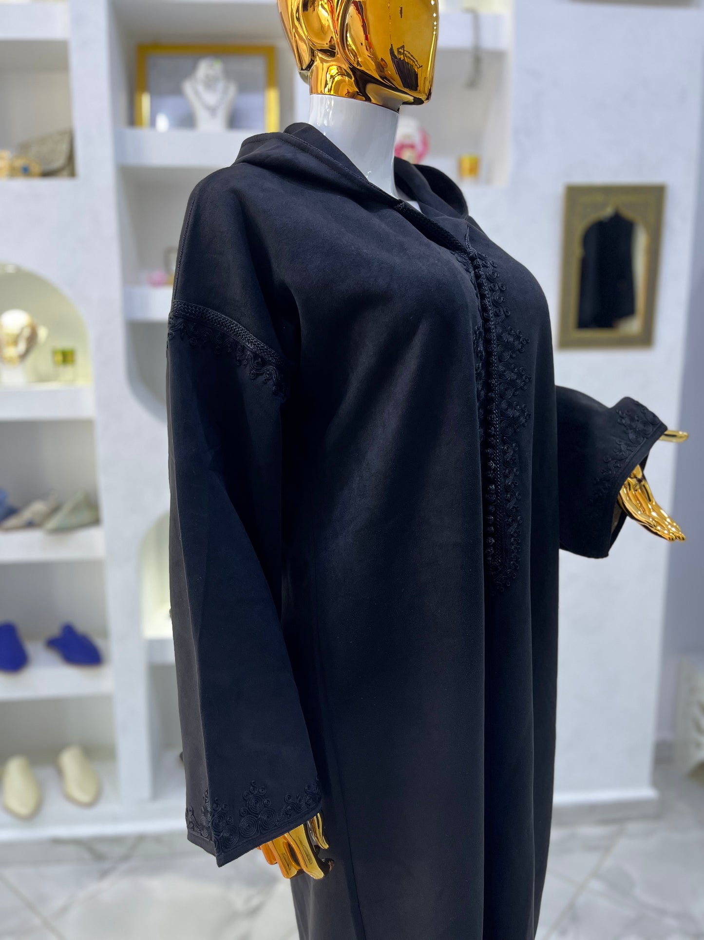 Jellaba hivernale | Noir