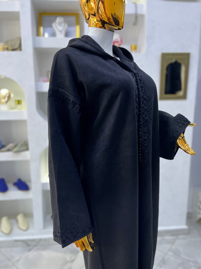 Jellaba hivernale | Noir