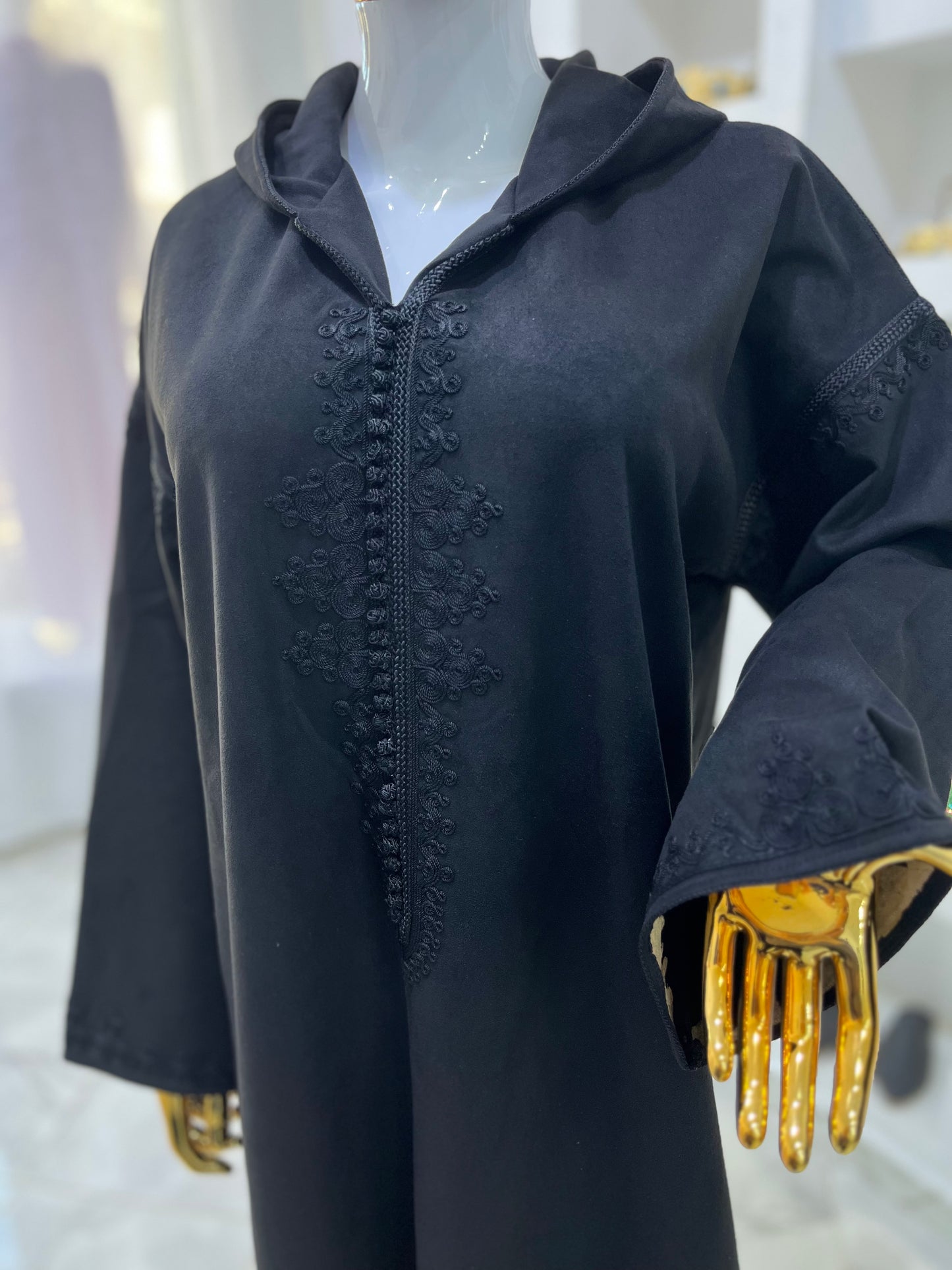 Jellaba hivernale | Noir