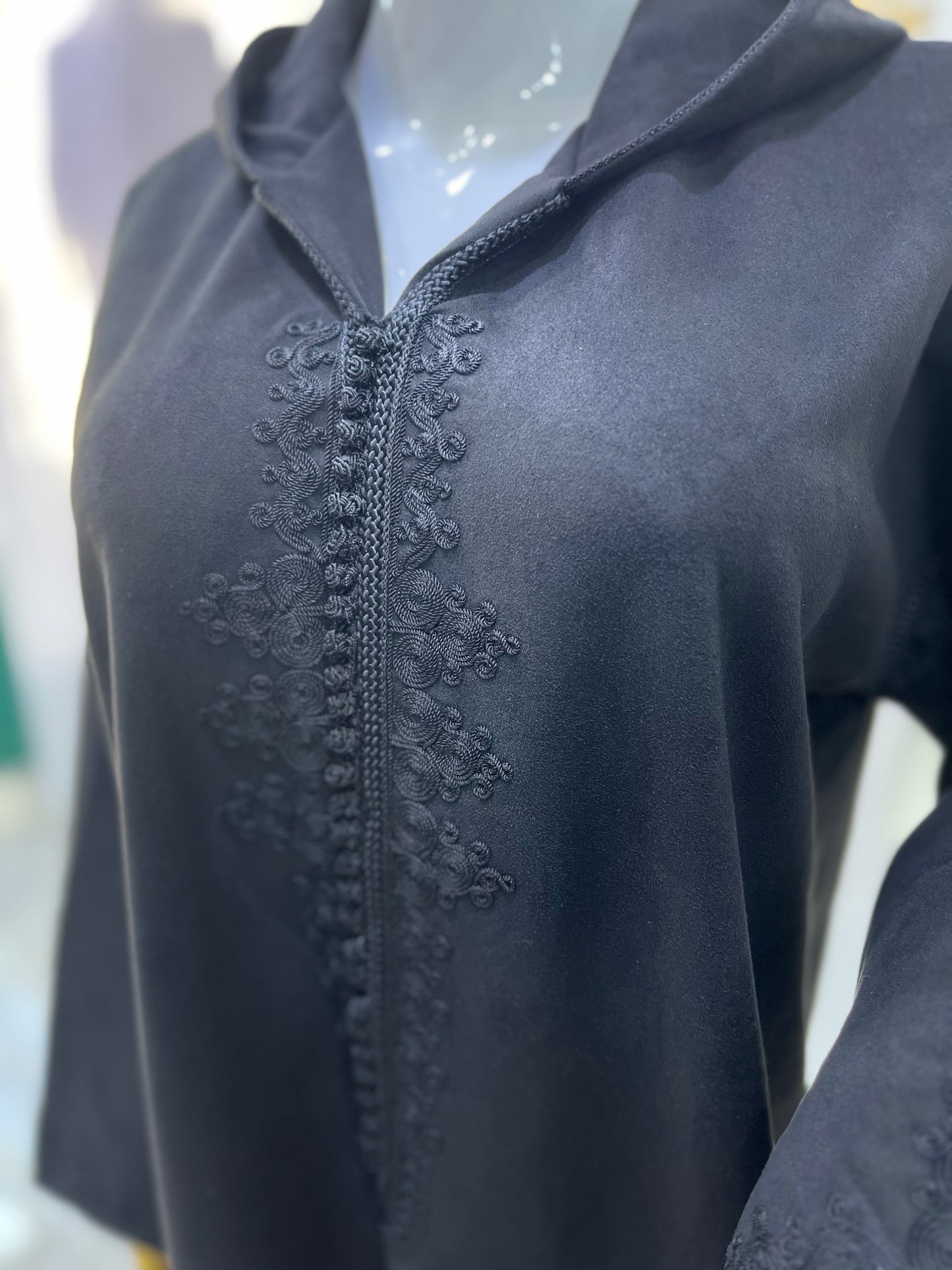 Jellaba hivernale | Noir