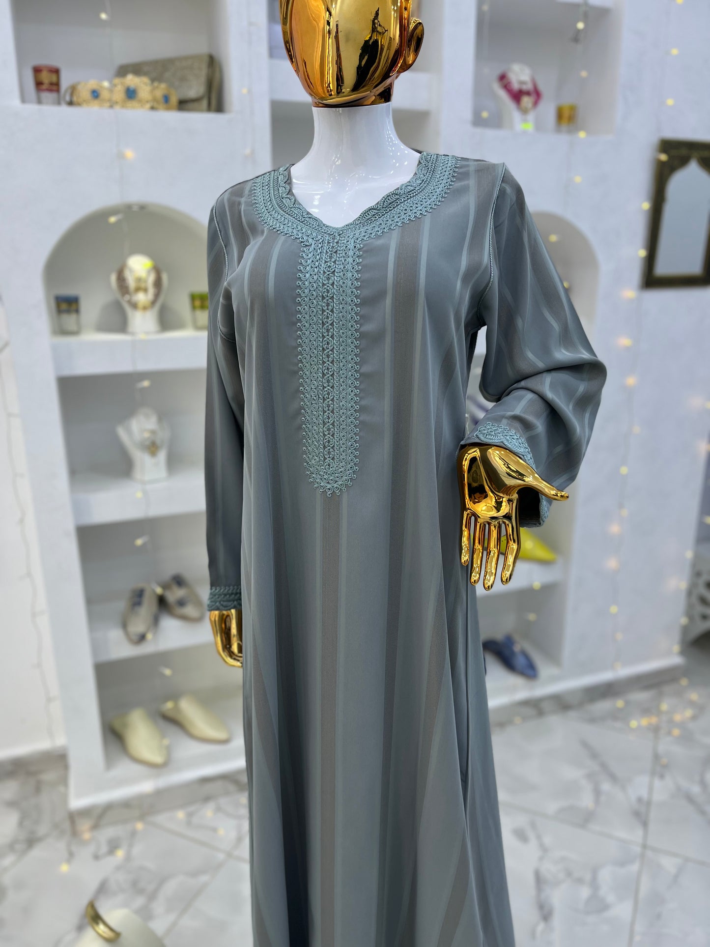 Robe d’hôtesse | Gris