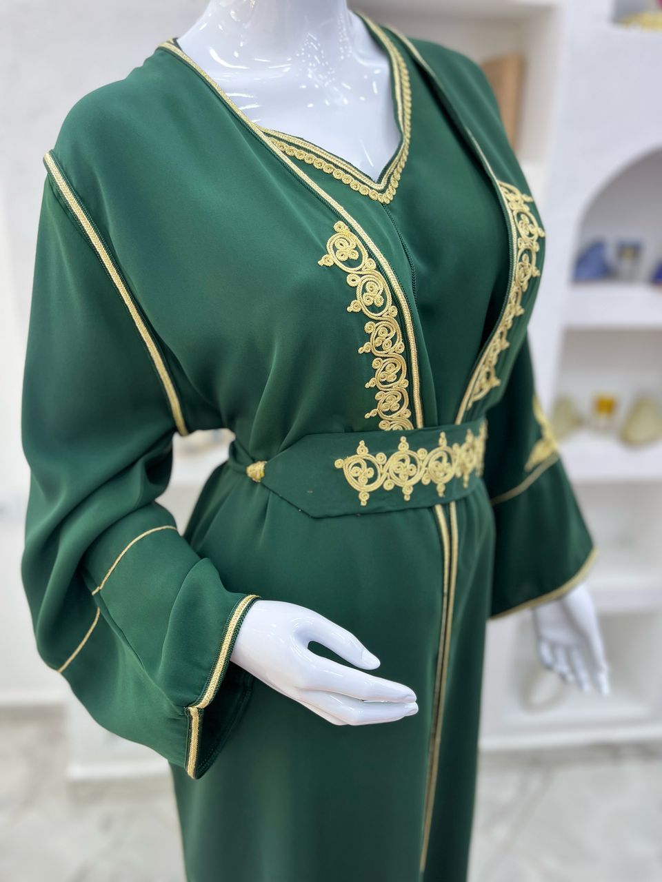 Ensemble 3 Pièces & Ceinture - Vert